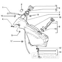 T34 Palivová nádrž - Gilera Runner 50 SP do roku 2005 (ZAPC36200...)