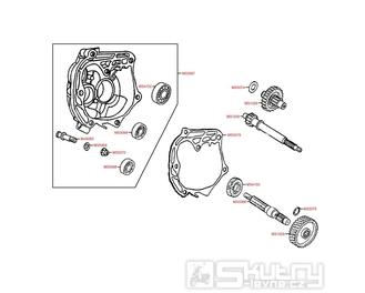 E08 Převodovka - Kymco Grand Dink 50