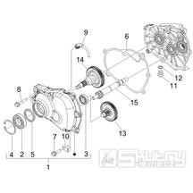 1.25 Převodovka - Gilera Runner 200 VXR 4T LC Race 2006 UK (ZAPM46200)