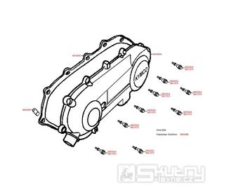 E05 Kryt variátoru - Kymco Vitality 50 2T