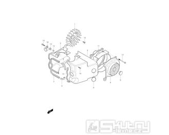 15 Ventilátor / Kryty - Hyosung Hyper 125