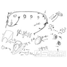 66.07 Osvětlení, blinkry, elektroinstalace, relé - Gilera SMT 50 D50B0 od roku 2005 (ZAPABB01)