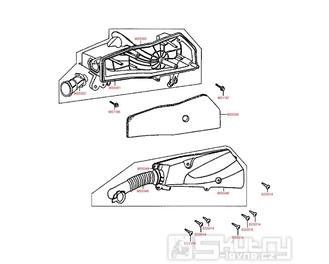 F14 Vzduchový filtr - Kymco Heroism 50 Calypso 50