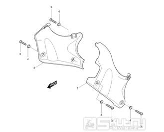 48 Přední kapotáž - Hyosung GV 250 Aquila