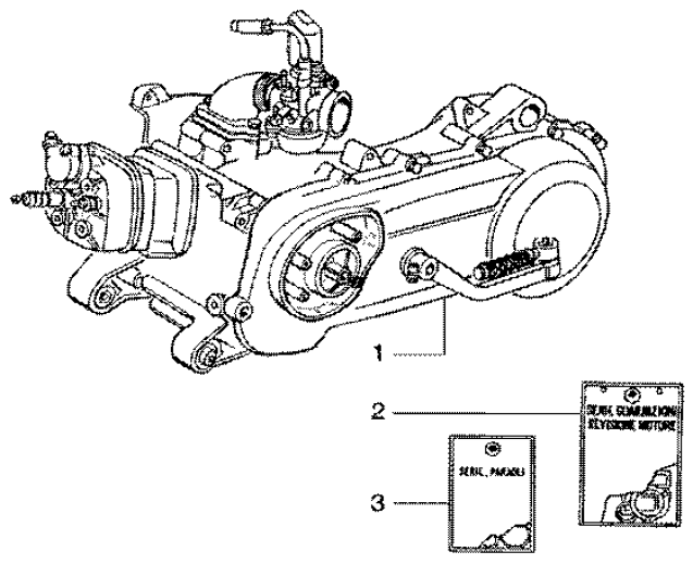 T1 Motor, těsnění motoru - Gilera Runner 50 SP do roku 2005 (ZAPC36200...)