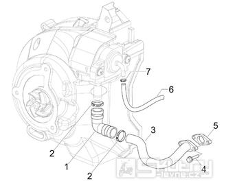 1.46 Sekudární vzduchový filtr - Gilera Nexus 125 4T LC 2007-2008 (ZAPM35700)