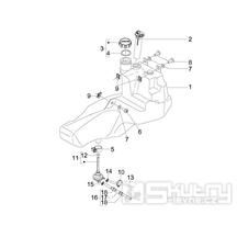 2.47 Palivová nádrž - Gilera Stalker 50 Naked 2008 (UK - ZAPC40102)