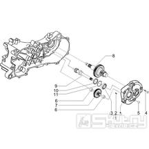 1.25 Převodovka - Gilera Stalker 50 2T 2005-2006 (ZAPC40100)