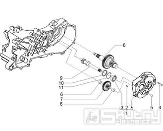 1.25 Převodovka - Gilera Stalker 50 2T 2005-2006 (ZAPC40100)