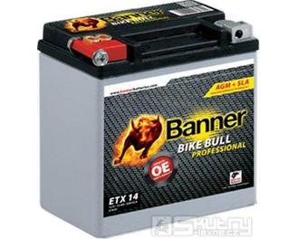 Baterie Banner Bike Bull AGM PRO ETX 14 12Ah, 12V
