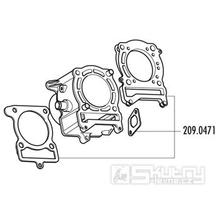 Sada těsnění válce Polini - Yamaha 125 4T 4V Ø 63mm