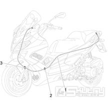 5.03 Brzdové lanko - Gilera Nexus 300ie 4T LC 2009-2011 (ZAPM35600)