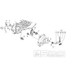 1.20 Elektrický startér motoru, nakopávací páka - Gilera Storm 50 2007 (UK - ZAPC29000)