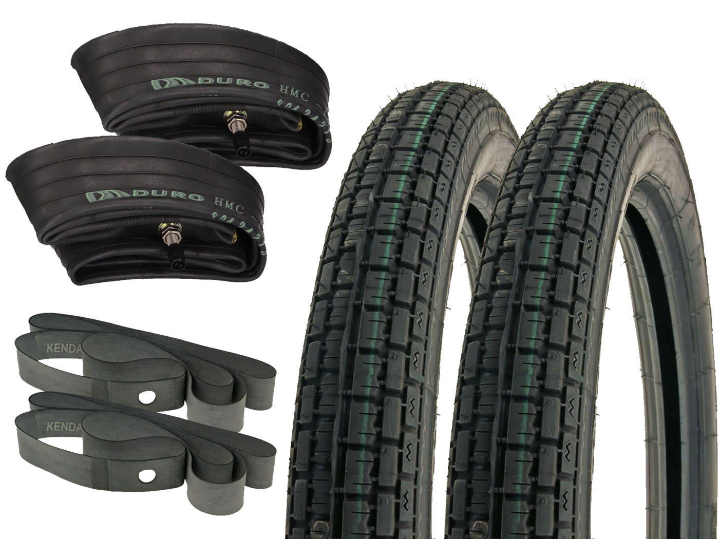 Sada pneumatik Heidenau K30 o rozměru 2.75-16 M/C 46J TT