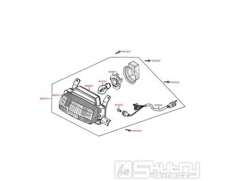 F01 Světlomet - Kymco Heroism 125/150