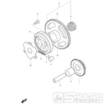 FIG07 Volnoběžka startéru - Hyosung GV 125M C Aquila