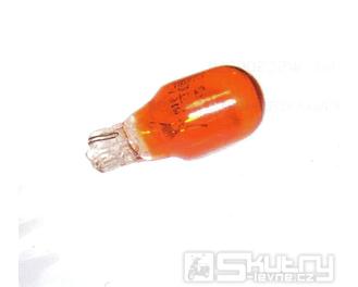 Žárovka směrovek oranžová 12V 10W-bez patice T13
