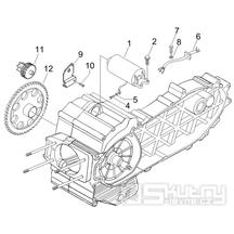 1.20 Elektrický startér motoru - Gilera Nexus 500 4T LC 2006-2008 (ZAPM35200)