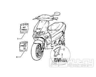 T24/A Samolepky, loga - Gilera Runner Purejet 50 1998-2005 (ZAPC36100)