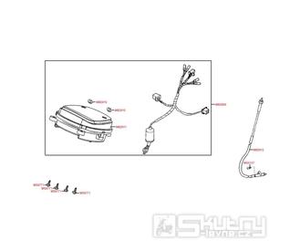 F02 Tachometr - Kymco NEWSento 50i SE10BC