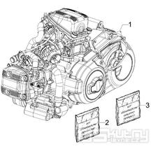 1.02 Motor - Gilera GP 800 2009 (edice 100. výročí - ZAPM5510...)
