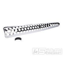 Tepelný štít výfuku chromovaný 85x695mm pro Simson S51, S53, S70, S83 Enduro