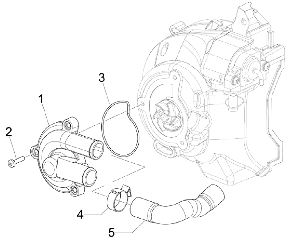 1.19 Vodní čerpadlo - Gilera Runner 125 "SC" VX 4T UK (ZAPM46100)