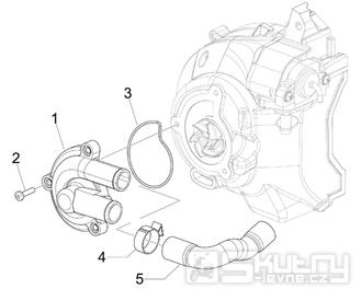 1.19 Vodní čerpadlo - Gilera Runner 125 "SC" VX 4T 2006-2007 (ZAPM46100)