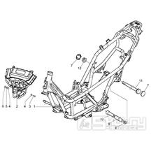 T18 Rám - Gilera Nexus 500ccm 4T LC do roku 2005 (ZAPM35200... , ZAPM3510...)