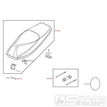 F09 Sedačka a nářadí - Kymco Agility 50 One 4T