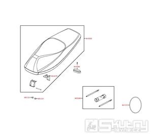 F09 Sedačka a nářadí - Kymco Agility 50 One 4T