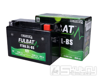 Baterie Fulbat FTX6.5L-BS GEL 6,5 Ah