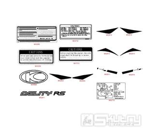 F23 Samolepky / Opravné fixy - Kymco Agility 50 RS 2T KE10BA