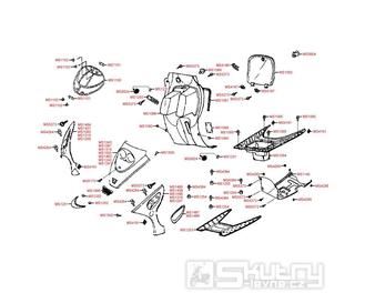 F05 Přední kapotáž / Podlaha - Kymco Top Boy 50 (COBRA)