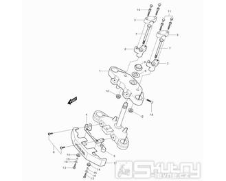 36 Tyč řízení - Hyosung GV 125 Aquila