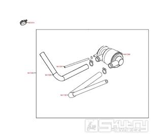 F21 Sekundární vzduchový systém - Kymco Super 8 125