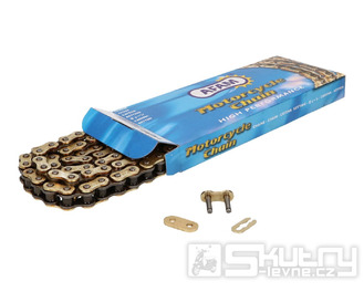 Řetěz AFAM zesílený, zlatý - 420 R1-G x 140