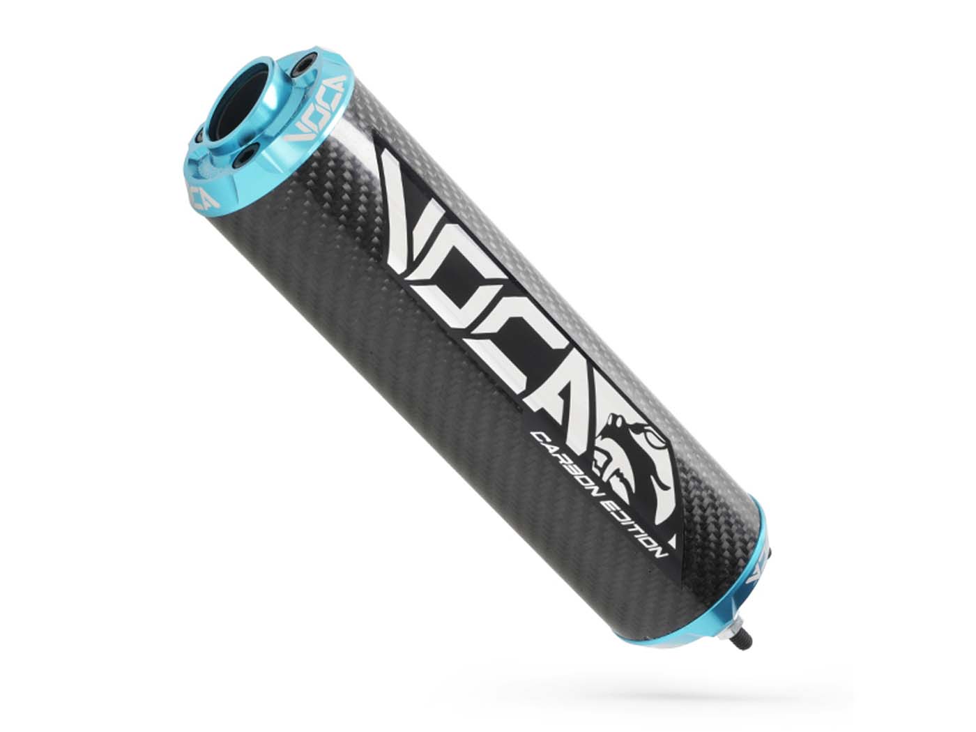 Koncovka výfuku Voca Carbon - světle modrá