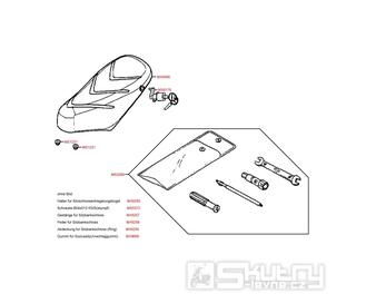 F09 Sedačka a nářadní - Kymco Super 9 LC 50