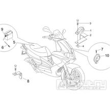 6.05 Baterie, houkačka, relé - Gilera Runner 200 VXR 4T LC Race 2005-2006 (ZAPM46200)