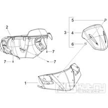 3.01 Kryt řidítek - Gilera Runner 125 VX 4T 2006-2007 UK (ZAPM46300)