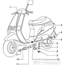 T34 Plynové lanko - Gilera Easy Moving 50ccm 2T AC (SSP2T0001001...)