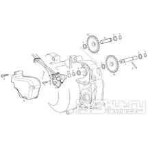 65.23 Olejové čerpadlo - Gilera RCR 50 od roku 2011, D50B0 (ZAPABA01)