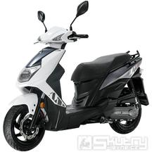 Sym Orbit III 125 Euro5+ CBS s prodlouženou zárukou na 4 roky - barva bílá/šedá