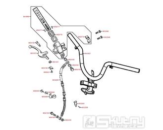 F04 Hlavní brzdový válec přední - Kymco Grand Dink 50