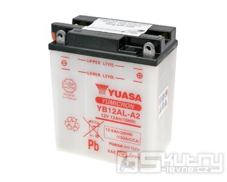 Baterie Yuasa YuMicron YB12AL-A2 olověná bez kyselinového balení