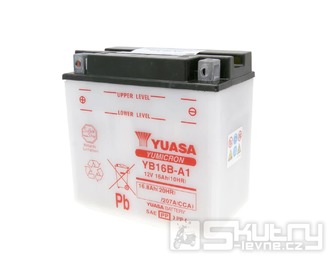 Baterie Yuasa YuMicron YB16B-A/A1 olověná bez kyselinového balení