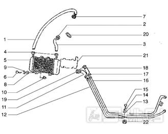 T22 Chladič - Gilera Runner 50 do roku 1999 (ZAPC14000)