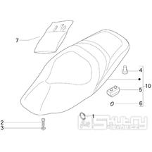 2.39 Sedadlo - Gilera Nexus 250 4T LC 2006 UK (ZAPM35300)