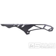 Kryt řetězu zesílený černý pro Derbi Senda, Aprilia SX, RX, Gilera SMT, RCR